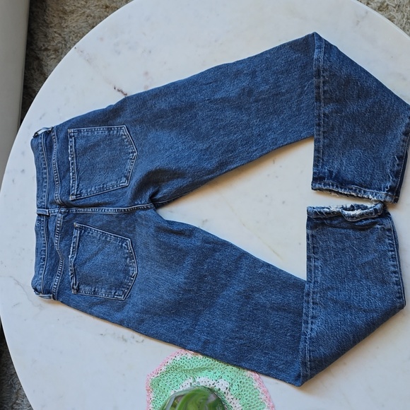 AGOLDE Toni midrise straight jeans in dime color size 25 - Picture 11 of 15